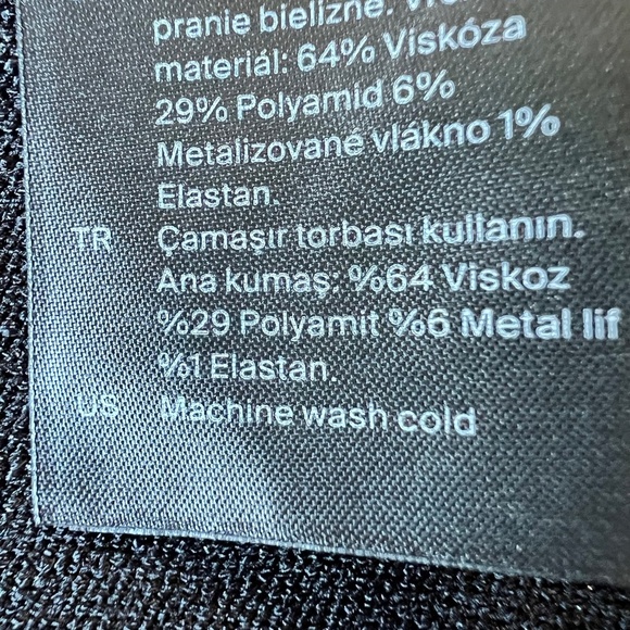 NWT- COS Sparkly Textured Bandeau Top - Picture 11 of 16